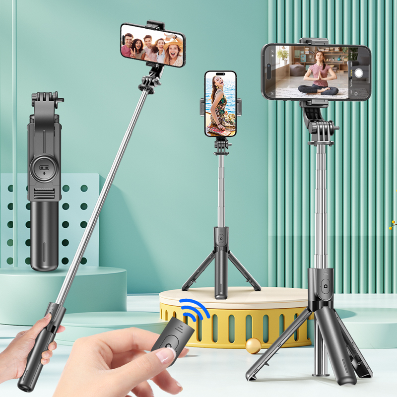 Auto Tracking Tripod - Selfie Stick Tripod with Detachable Bluetooth