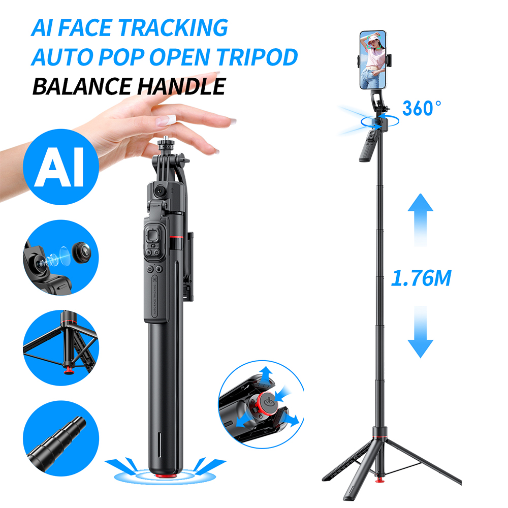 Auto Tracking Tripod - New TT07 AI Face Tracking All-in-one