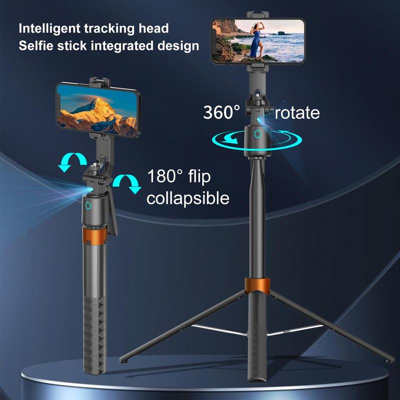 Selfie Stick Tripod Rechargeab - Auto Tracking Tripod ulasan dan harga