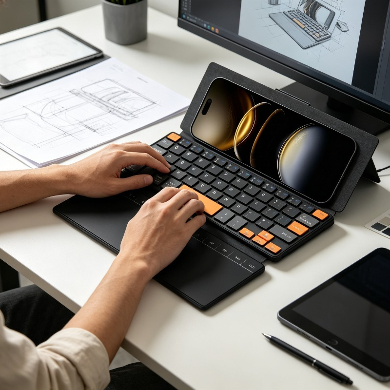 Ultra Thin Mini Keyboard Custo - Wireless Keyboard Mini ulasan dan harga