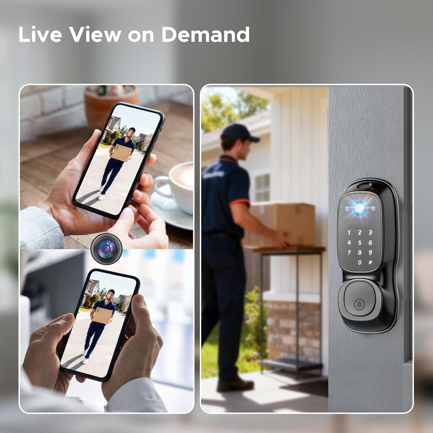 Tuya Wifi Smart Door Lock ‎Cam - Electronics & Tech Gadgets ulasan dan harga