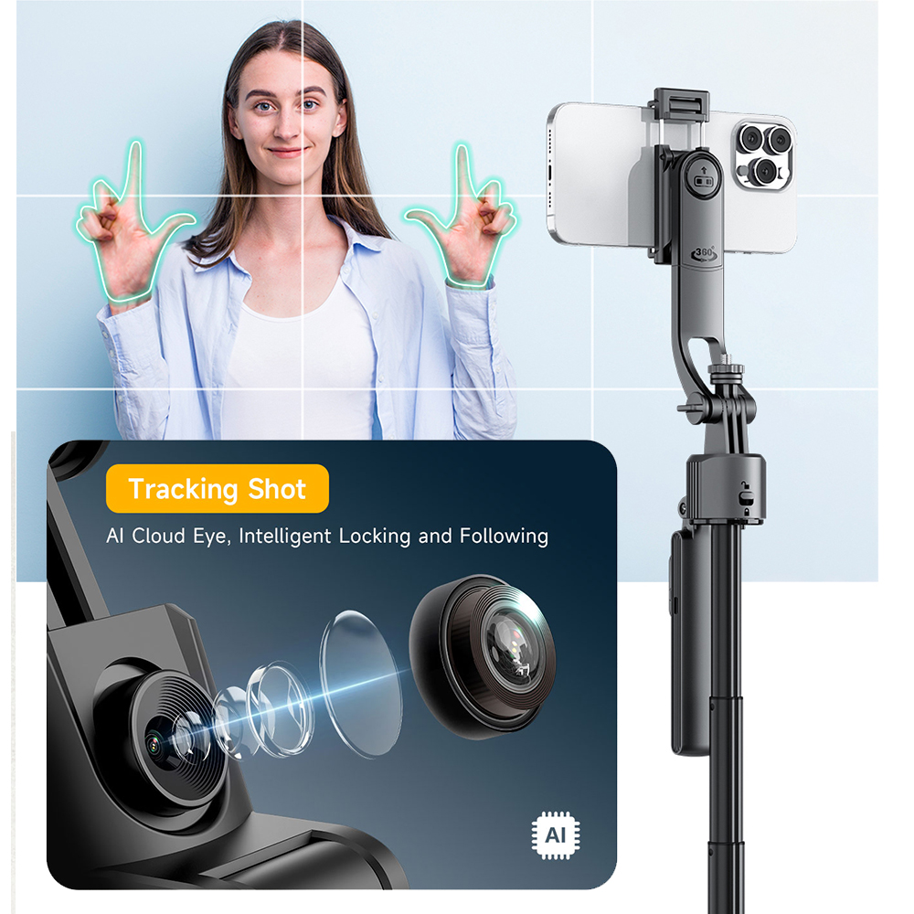 New TT07 AI Face Tracking All- - Auto Tracking Tripod ulasan dan harga