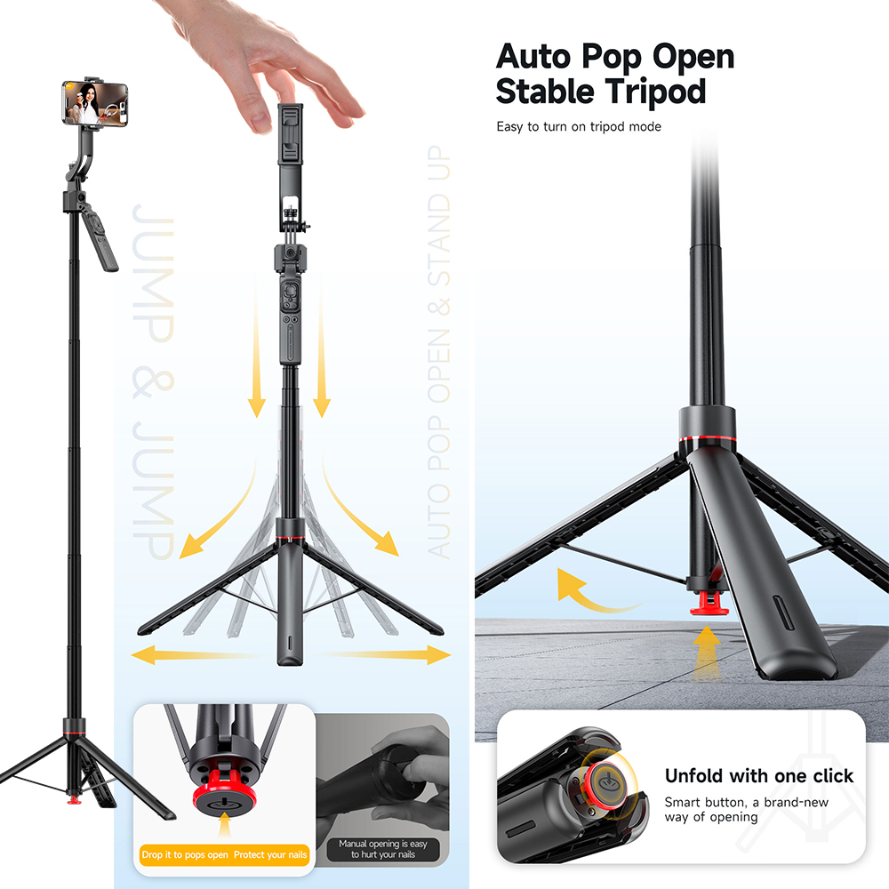 New TT07 AI Face Tracking All- - Auto Tracking Tripod ulasan dan harga