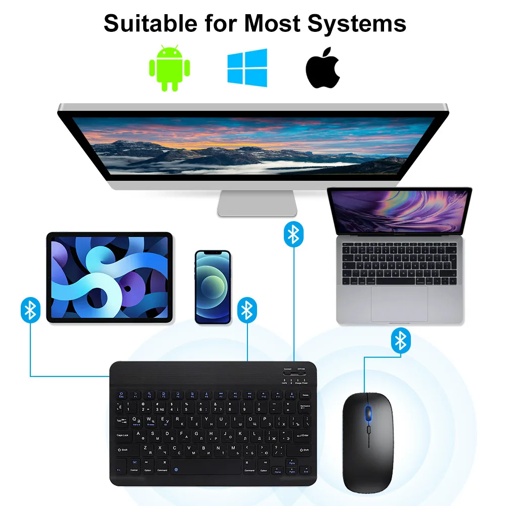 New 2025 Bluetooth Wireless Ke - Wireless Keyboard Mini ulasan dan harga