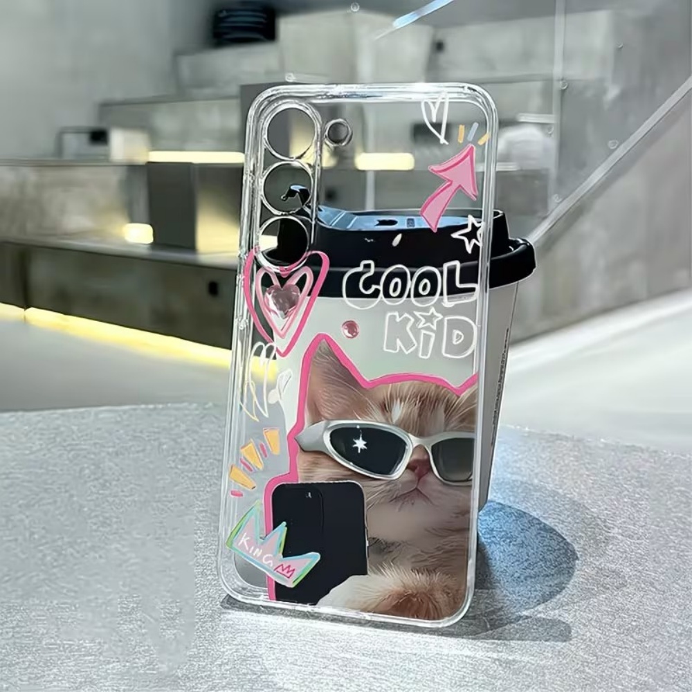 Puppy Pattern Clear TPU Phone  - Samsung Galaxy A55 ulasan dan harga