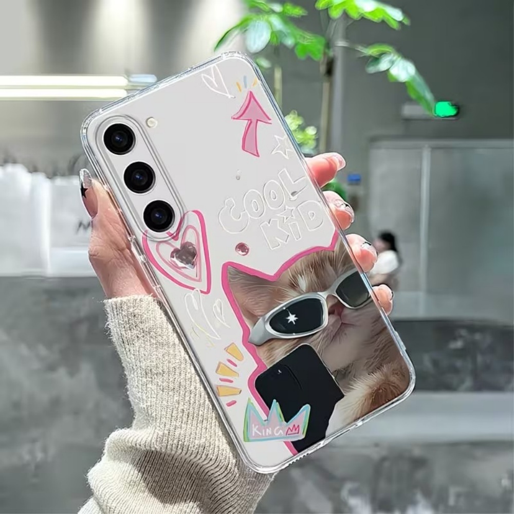 Puppy Pattern Clear TPU Phone  - Samsung Galaxy A55 ulasan dan harga