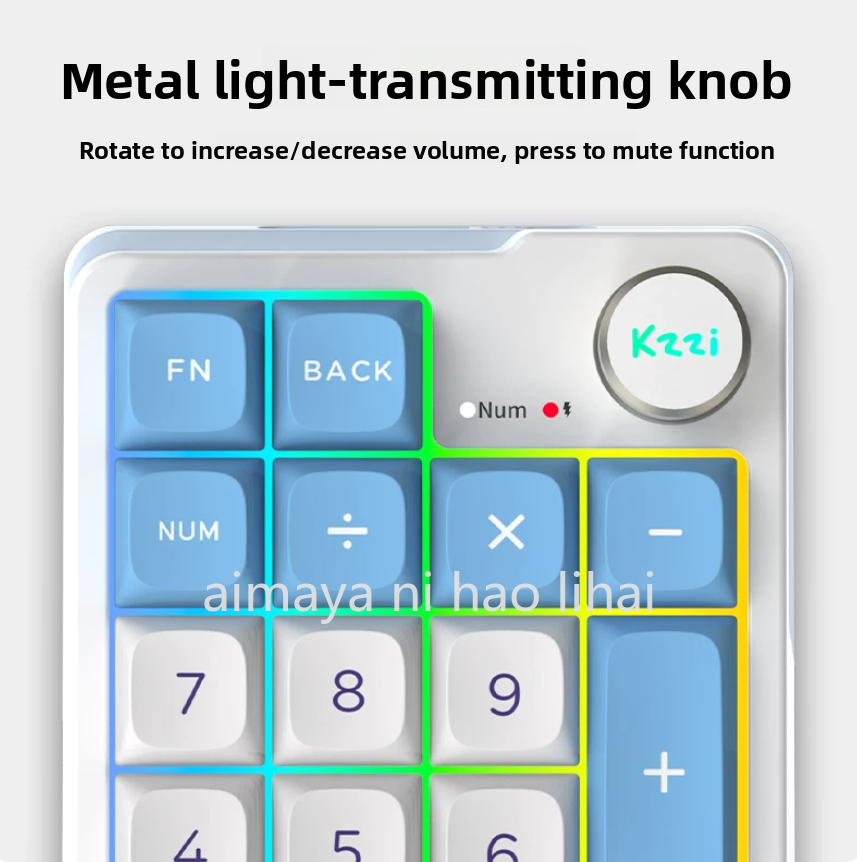 Kzzi K20 Mini Keypad Three Mod - Wireless Keyboard Mini ulasan dan harga
