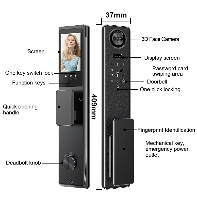 Tuya WiFi Smart Door Lock, Hom - Electronics & Tech Gadgets ulasan dan harga