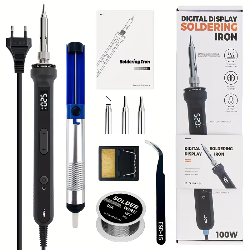 100W Digital Soldering Iron Ki - Gadgets For Electronics ulasan dan harga