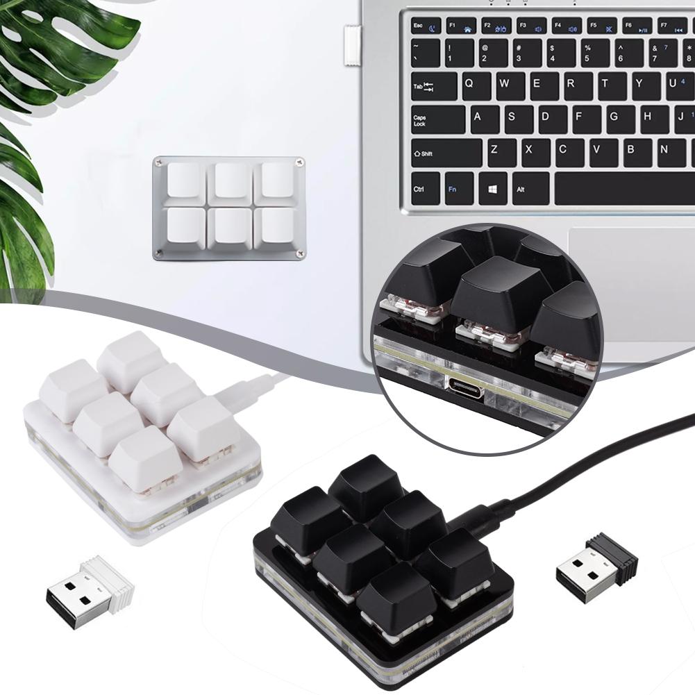 Mini 6 Keys Keyboard Bluetooth - Wireless Keyboard Mini ulasan dan harga