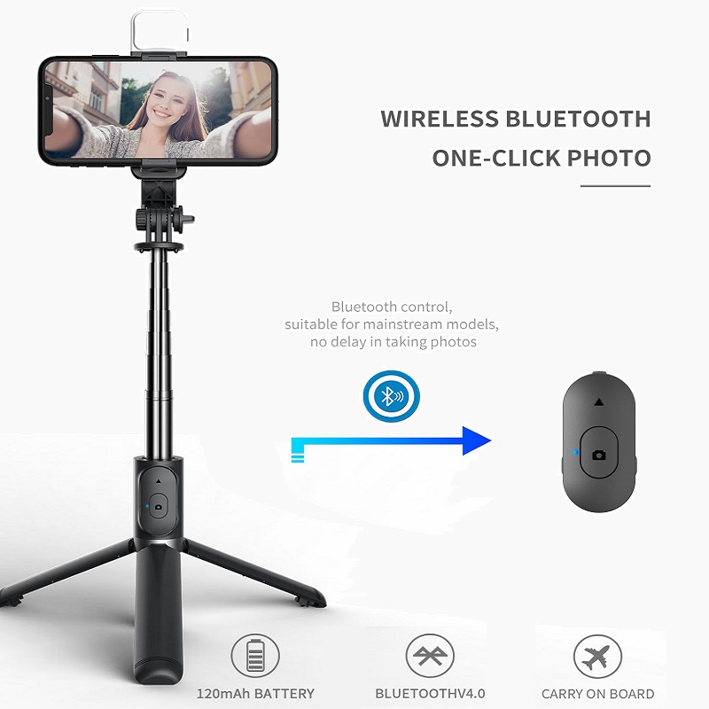 Q02S Bluetooth Wireless Selfie - Auto Tracking Tripod ulasan dan harga