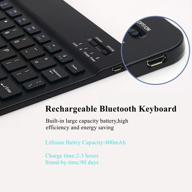 7 Colors RGB Bluetooth Keyboar - Wireless Keyboard Mini ulasan dan harga