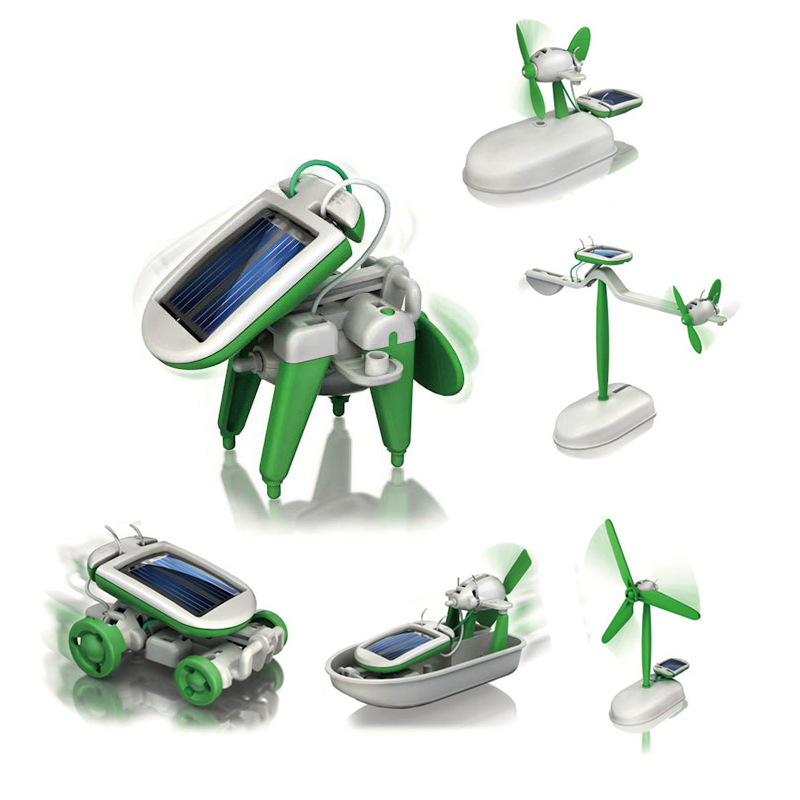 6-In-1 Solar-Power Robot Kit A - Gadgets For Electronics ulasan dan harga